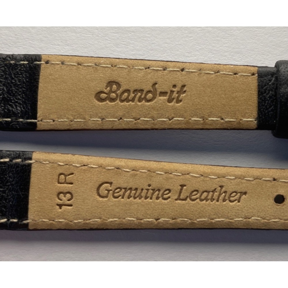 Band-it Watch Band Strap 13mm CalfSkin Black - Picture 3 of 4